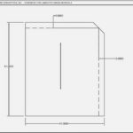 A photo showing the dimensions of the most standard size solid fiber slip sheet