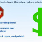 Photo showing that fibre-pul slipsheet from Marvatex reduce administrative costs