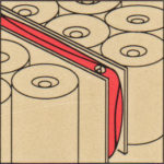 photo of Marvatex honeycomb buffer sheet