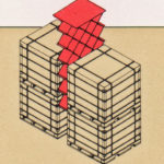 diagram of Marvatex Drop Void Fillers helping prevent shipping damage by filling in space between products